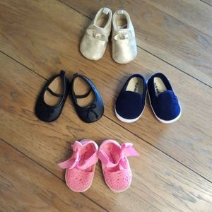 🤑 FLASH SALE 🤑 Baby Girl Shoes! 4 Pr. Shoe Lot
